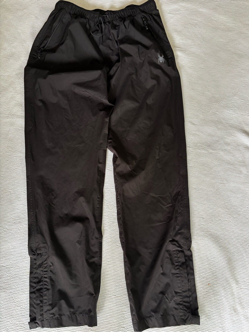 Spyder Black Men's Lightweight Jogger Pants Rain